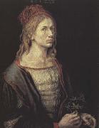 Albrecht Durer Portrait of the Artist with a Thistle oil on canvas
